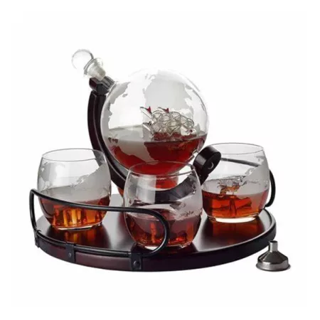 Bar visor Globe Decanter set